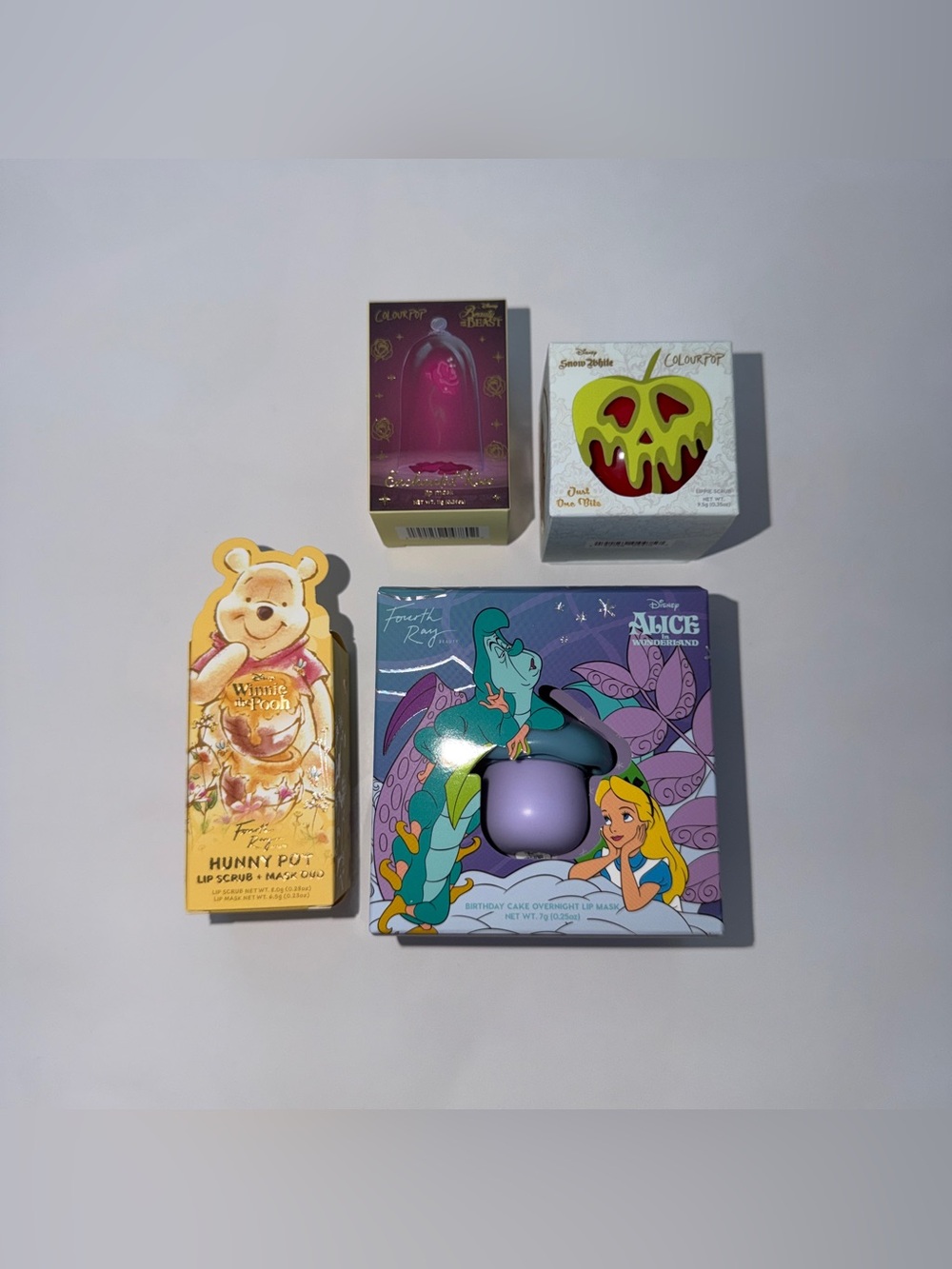Disney x colourpop lip care set of 4 limited edition